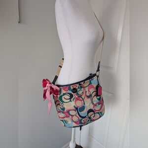 GUC 2013 Coach Ikat Scribble Crossbody